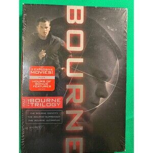 NEW The Bourne Trilogy (Matt Damon) Plus Bonus Material 3-DVD Set NIB